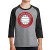 Youth Core Blend 3/4 Sleeve Raglan Tee Thumbnail