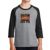 Youth Core Blend 3/4 Sleeve Raglan Tee Thumbnail