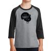 Youth Core Blend 3/4 Sleeve Raglan Tee Thumbnail