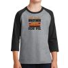 Youth Core Blend 3/4 Sleeve Raglan Tee Thumbnail