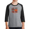 Youth Core Blend 3/4 Sleeve Raglan Tee Thumbnail