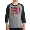 Youth Core Blend 3/4 Sleeve Raglan Tee Thumbnail