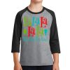 Youth Core Blend 3/4 Sleeve Raglan Tee Thumbnail