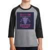 Youth Core Blend 3/4 Sleeve Raglan Tee Thumbnail