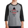 Youth Core Blend 3/4 Sleeve Raglan Tee Thumbnail