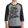 Youth Core Blend 3/4 Sleeve Raglan Tee Thumbnail