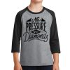 Youth Core Blend 3/4 Sleeve Raglan Tee Thumbnail