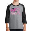 Youth Core Blend 3/4 Sleeve Raglan Tee Thumbnail