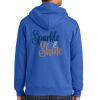 Tall Essential Fleece Full Zip Hooded Sweatshirt Thumbnail