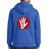 Tall Essential Fleece Full Zip Hooded Sweatshirt Thumbnail