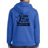 Tall Essential Fleece Full Zip Hooded Sweatshirt Thumbnail