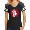 Women's Game V Neck Tee Thumbnail