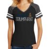 Women's Game V Neck Tee Thumbnail