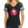 Women's Game V Neck Tee Thumbnail