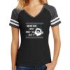 Women's Game V Neck Tee Thumbnail