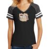 Women's Game V Neck Tee Thumbnail