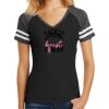 Women's Game V Neck Tee Thumbnail