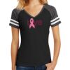 Women's Game V Neck Tee Thumbnail