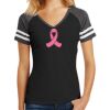 Women's Game V Neck Tee Thumbnail