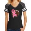 Women's Game V Neck Tee Thumbnail