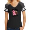 Women's Game V Neck Tee Thumbnail