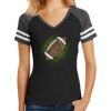 Women's Game V Neck Tee Thumbnail